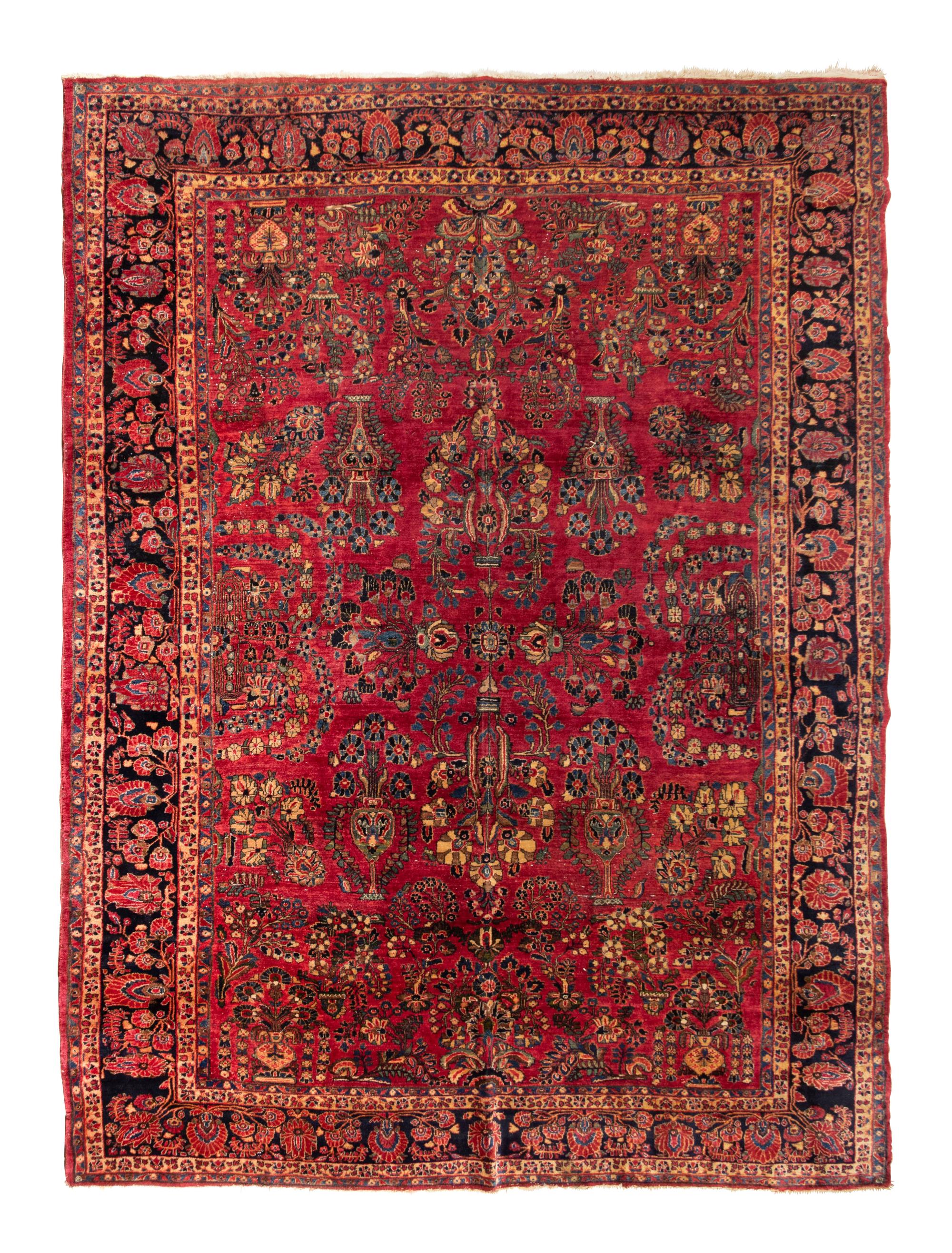 A Sarouk Wool Rug
