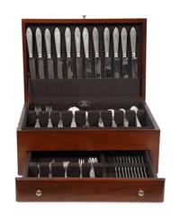 An American Silver Flatware Service