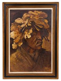 Jorge Braun Tarallo (Uruguayan, b. 1951) Native American in…