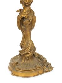 A Louis XV Stye Gilt Metal Table Lamp