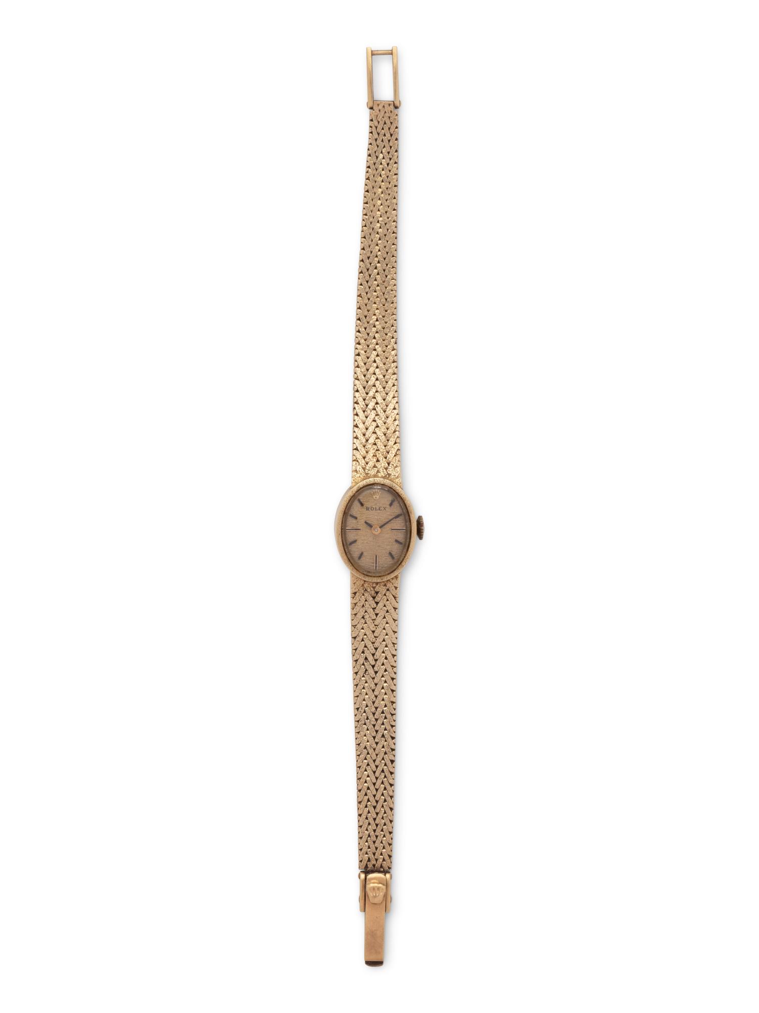 ROLEX, 14K YELLOW GOLD WRISTWATCH