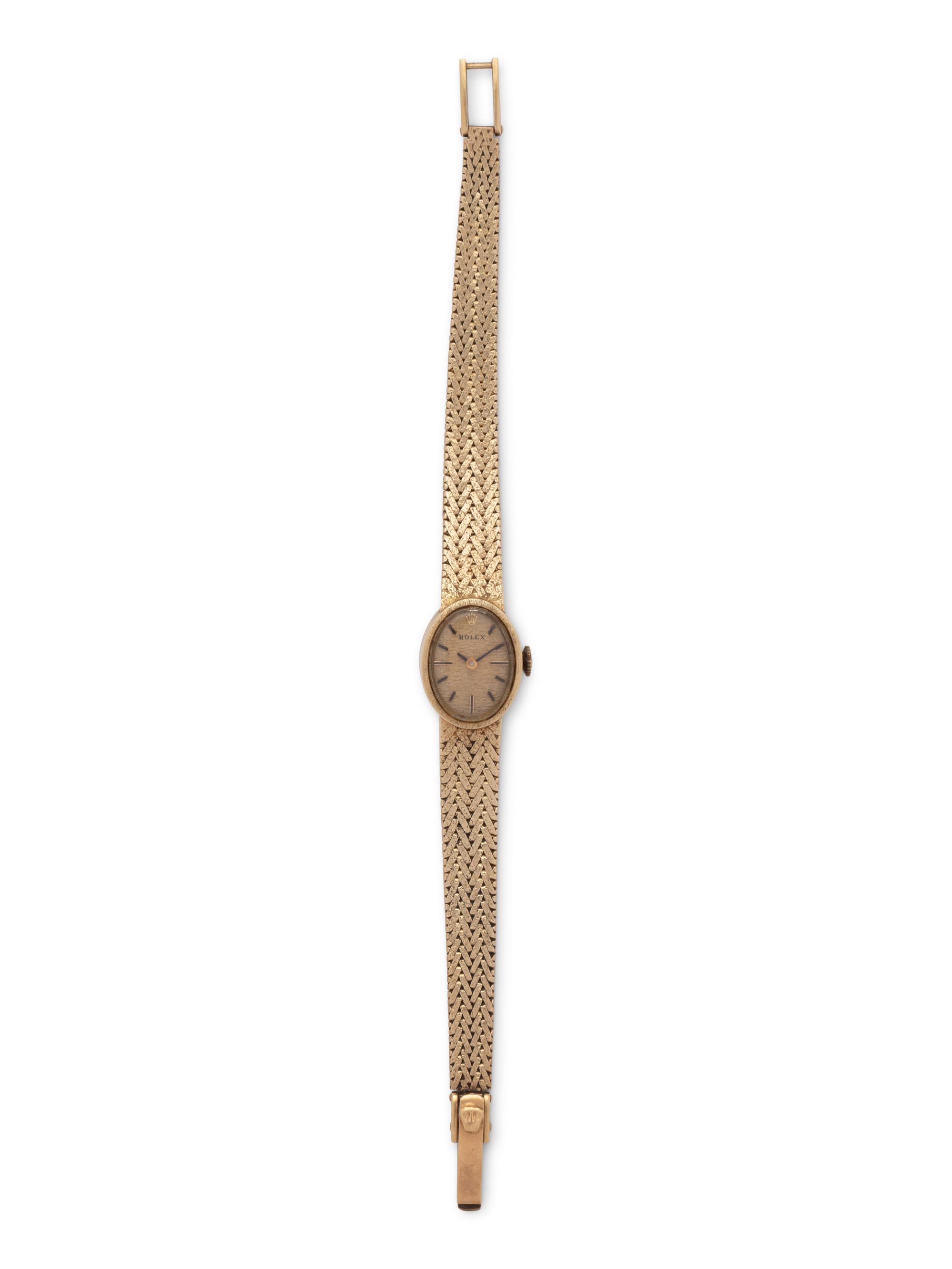 ROLEX, 14K YELLOW GOLD WRISTWATCH
