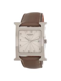 HERMÈS, REF. HH1.810 STAINLESS STEEL 'HEURE H' DATE WATCH
