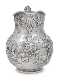 A S. Kirk & Son ' Castle' Pattern Water Pitcher