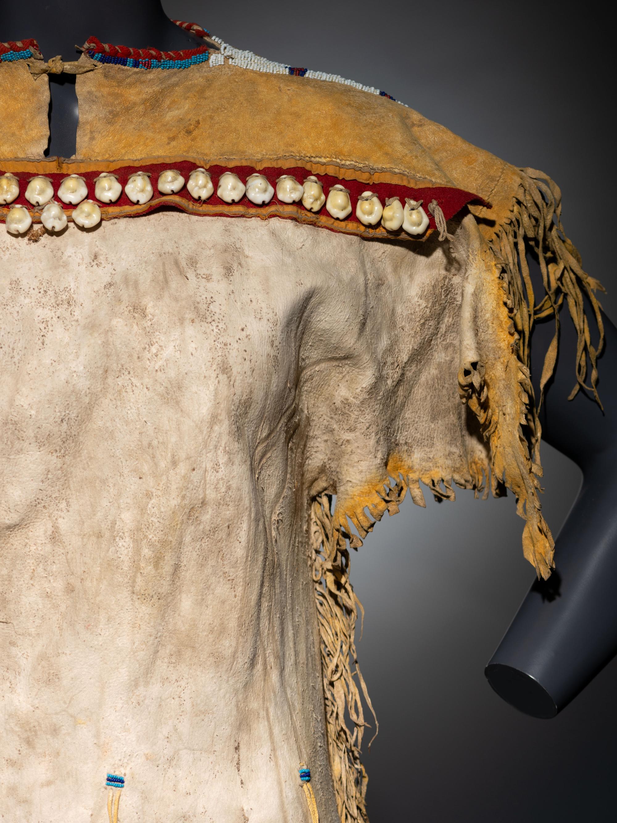 Kiowa Beaded Hide Dress