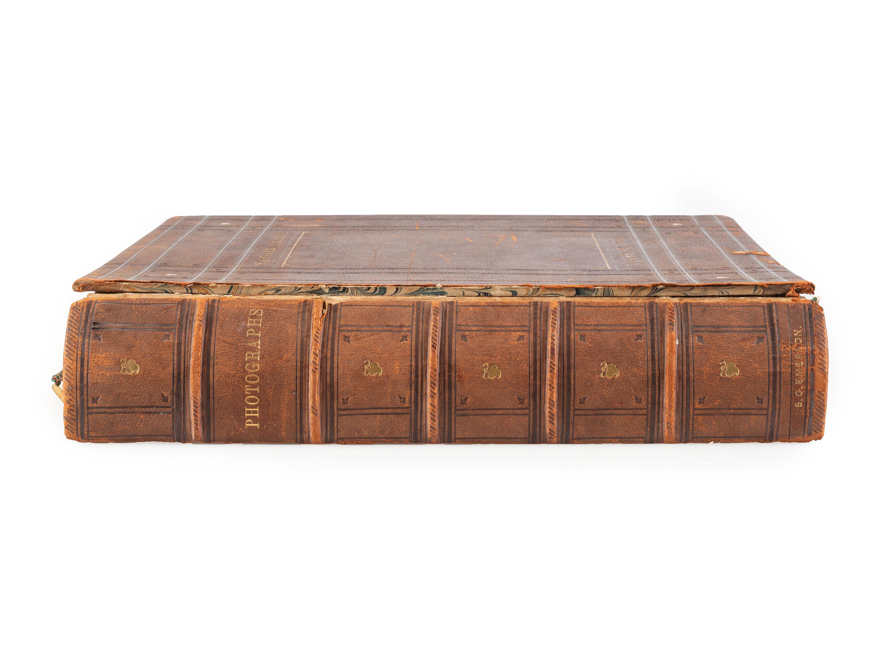 [HARVARD UNIVERSITY]. The Class of 1861 Harvard College . Cambridge, MA: Riverside, 1861. Yearbook with albumen photographs of faculty, students, and grounds.