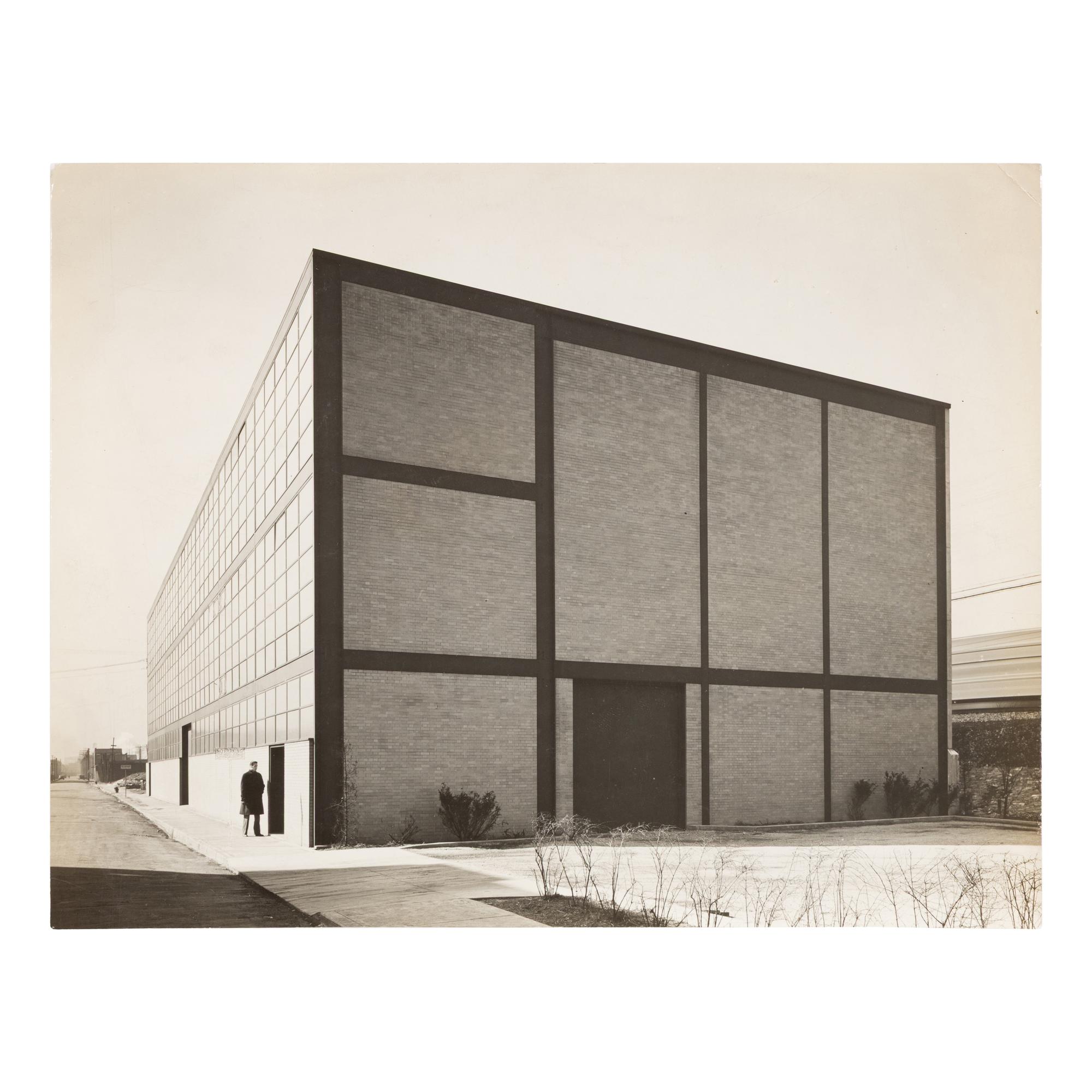 Hedrich-Blessing Studio — A group of five photographs of Ludwig Mies van der Rohe's Minerals and Metals Research Building at the Illinois Institute of Technology, the architect's first building in the United States