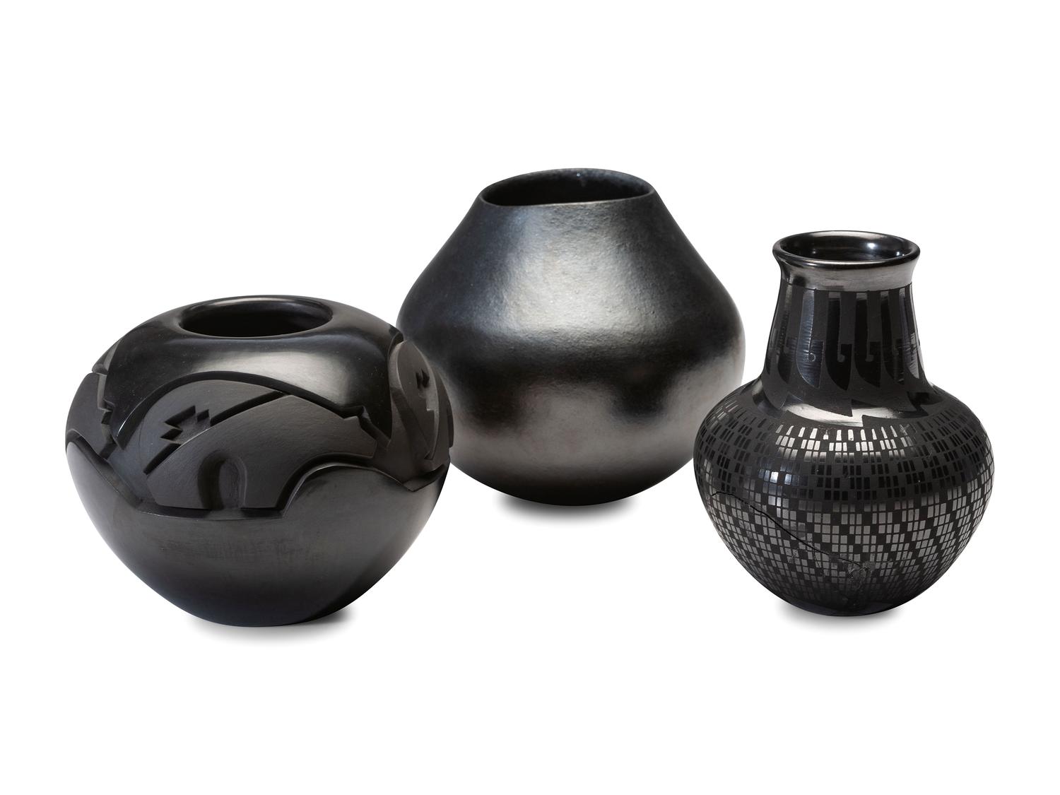 Collection of Blackware Pottery
