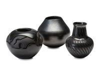 Collection of Blackware Pottery
