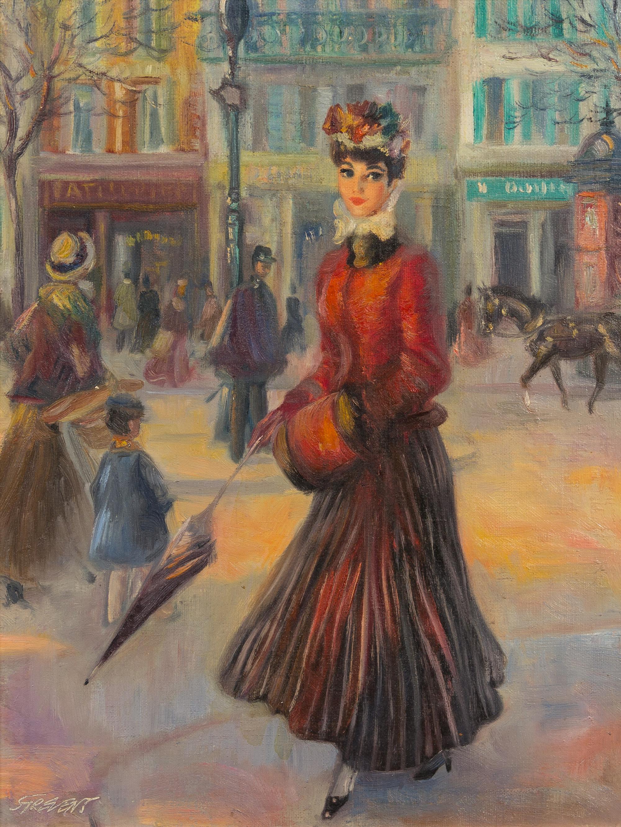 Frederic John Lloyd Strevens, (British, 1902-1990), La jolie Parisienne