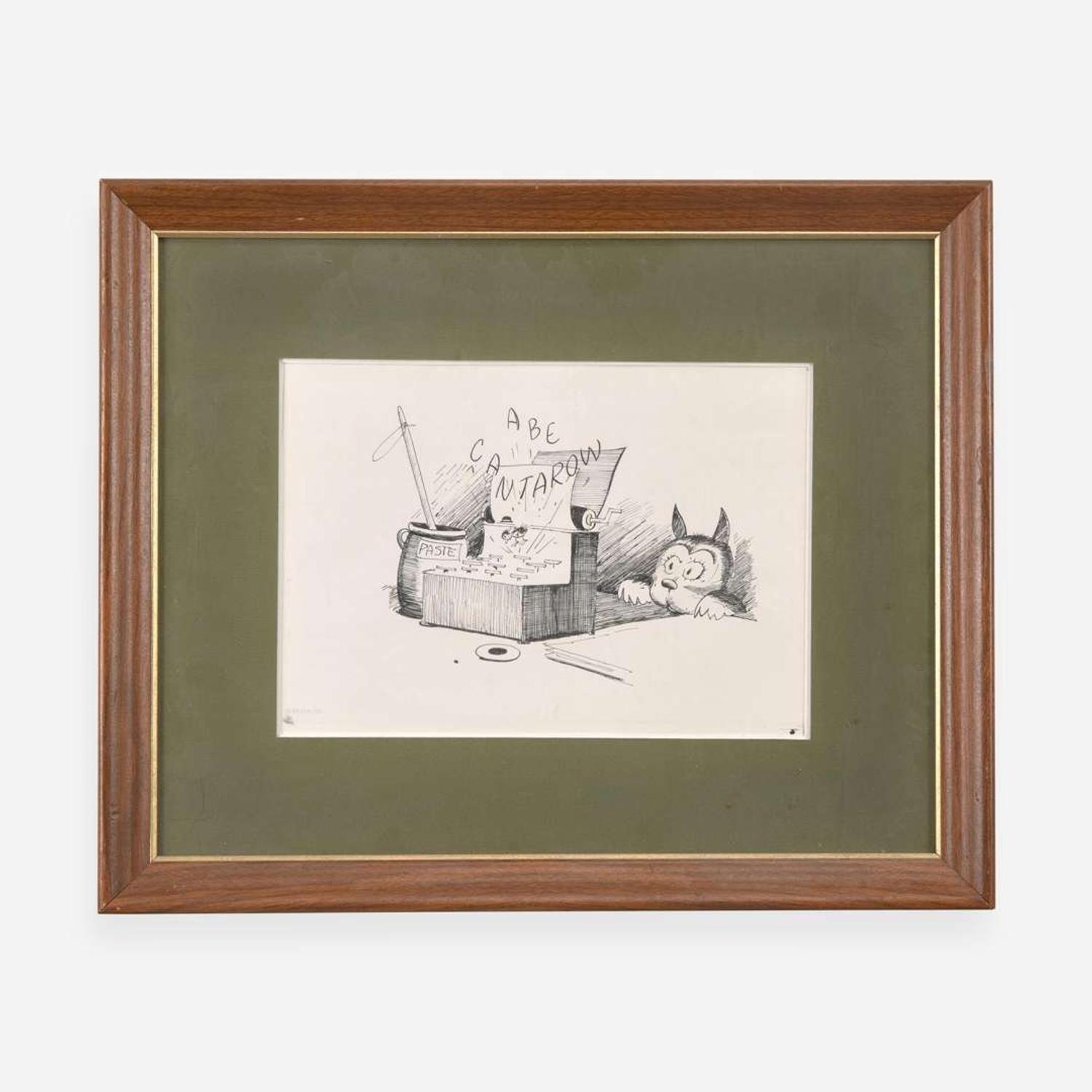 George Herriman (American, 1881-1944) Archy and Mehitabel