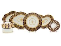 Six English Porcelain Table Articles