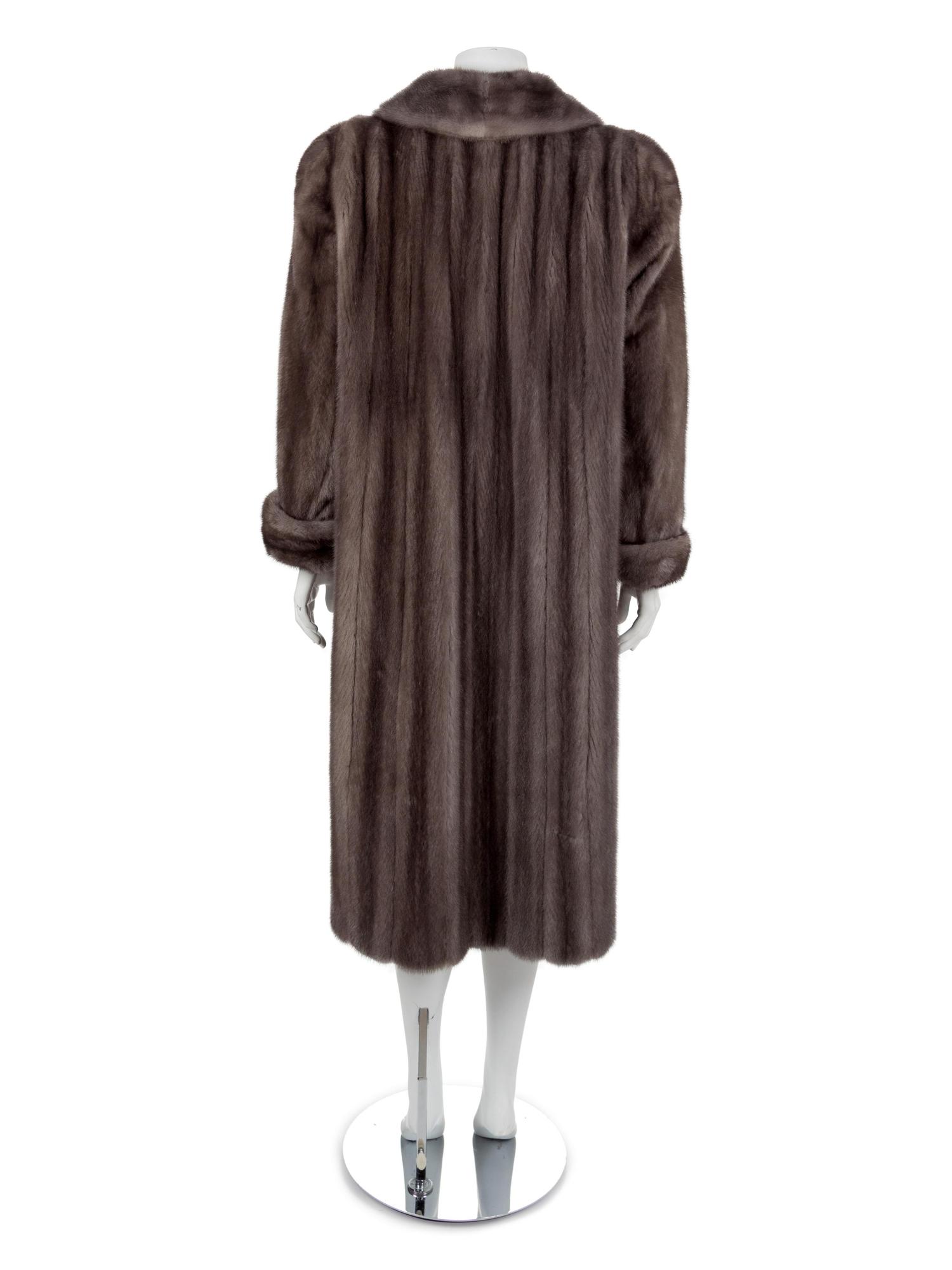 I. Ringler Long Mink Coat, 1990-2000s