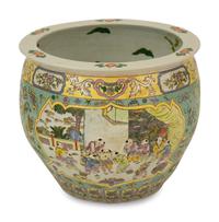 A Chinese Famille Rose Porcelain Jardinière
