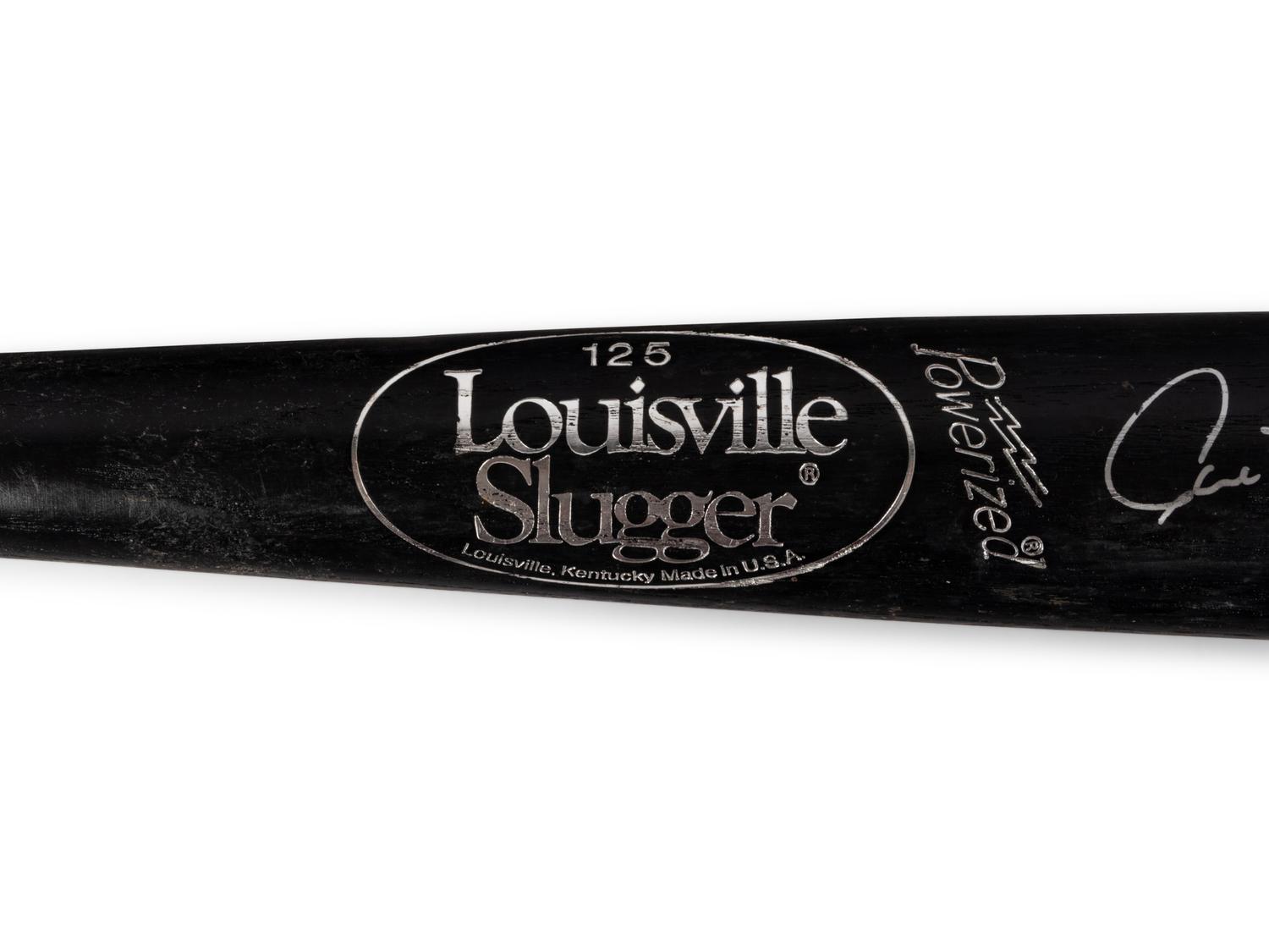 A 1997 Paul Molitor Game Used Louisville Slugger Bat and Signed Autograph Baseball