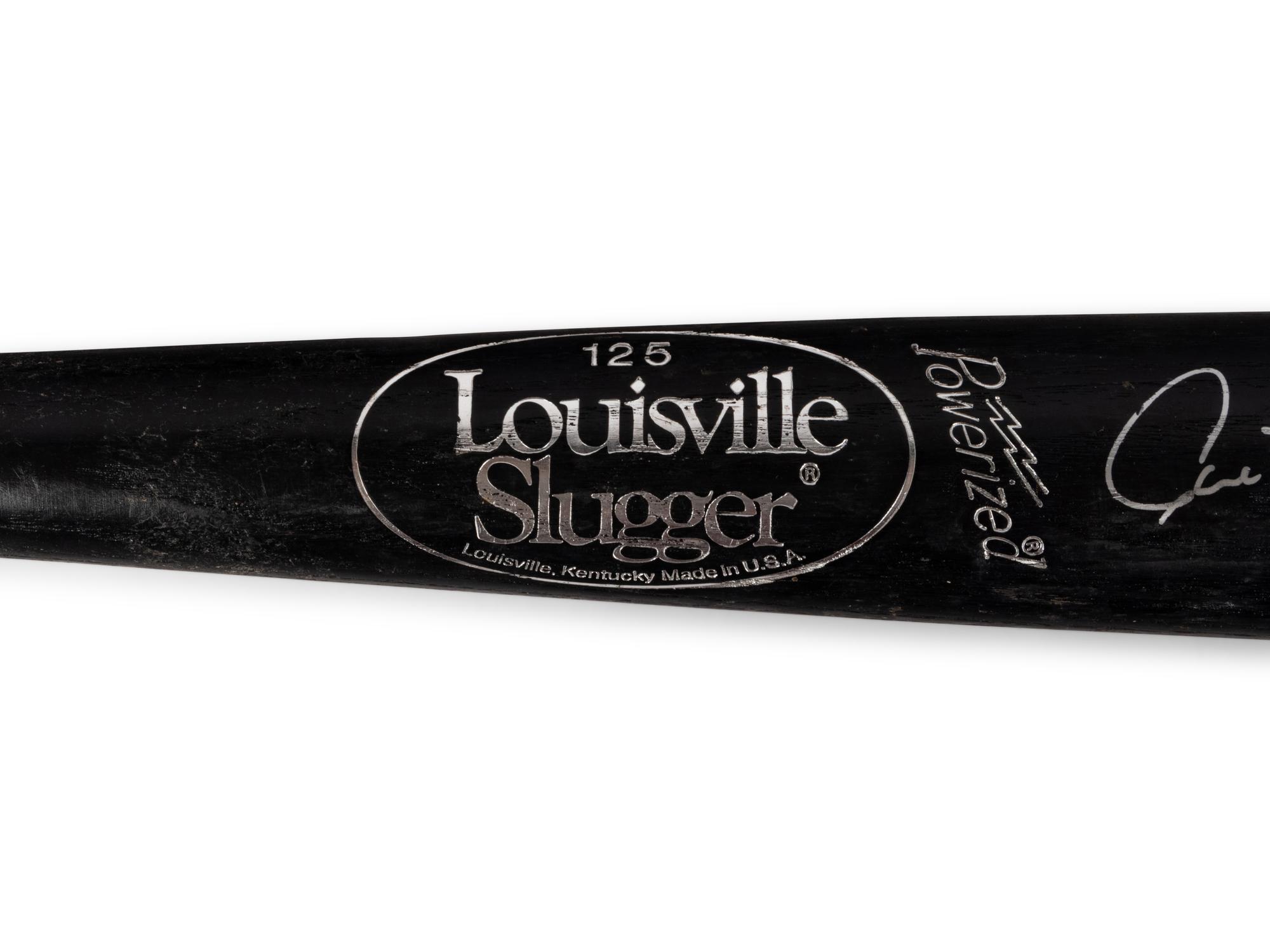 A 1997 Paul Molitor Game Used Louisville Slugger Bat and Signed Autograph Baseball