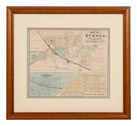 A group of 14 19th and 20th century maps, comprising: