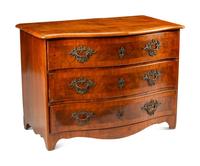 A Continental Walnut Commode