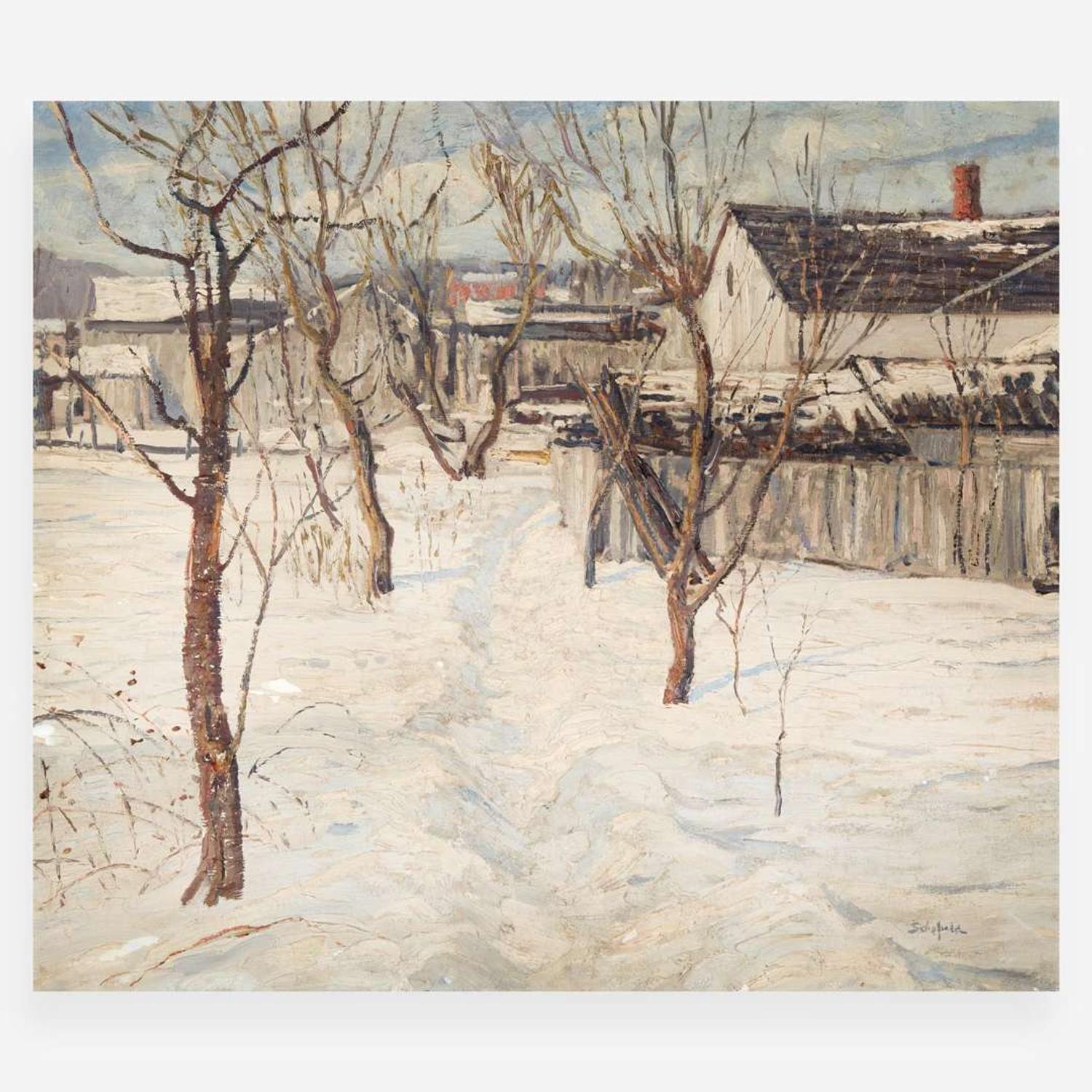 Walter Elmer Schofield (American, 1867–1944) Winter Afternoon