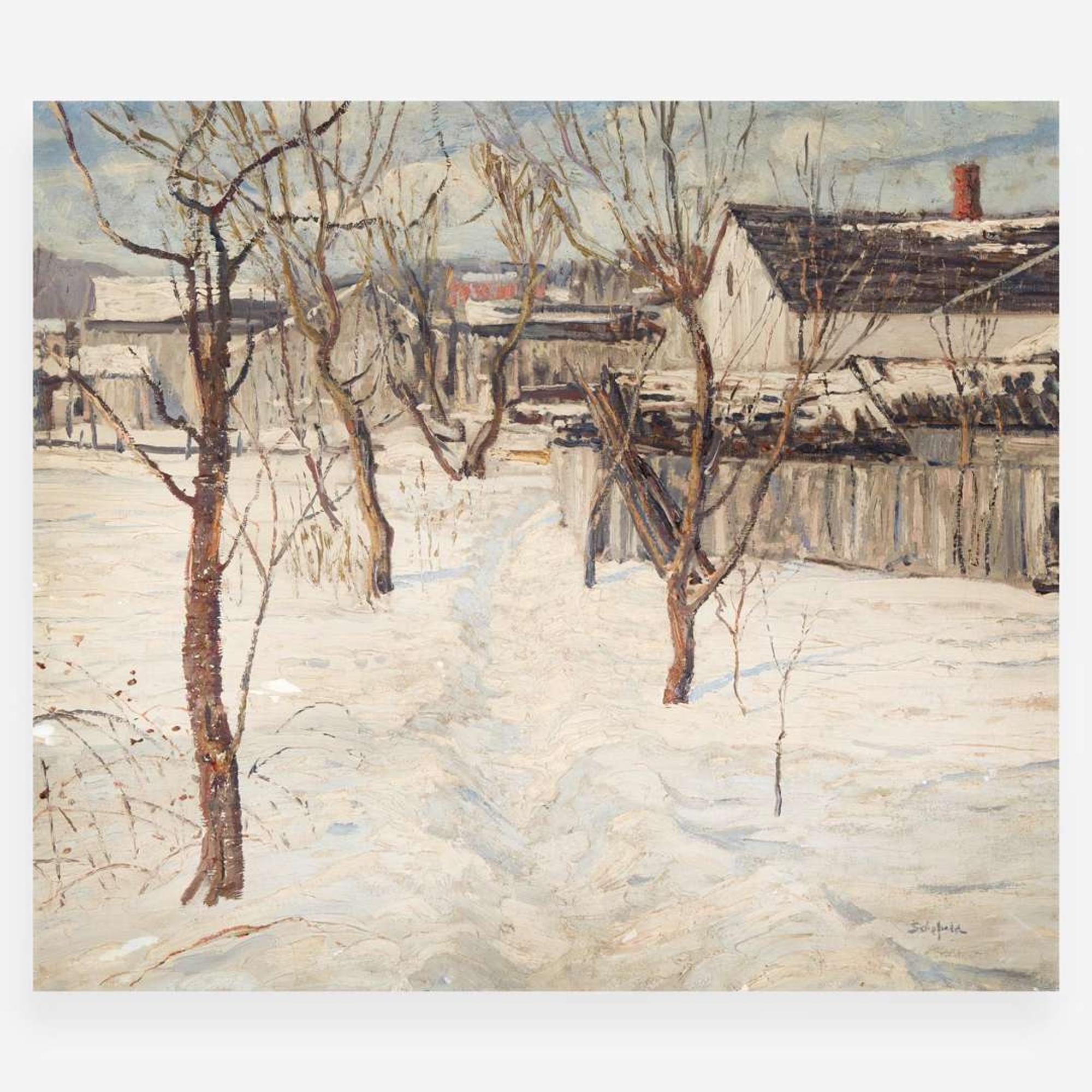 Walter Elmer Schofield (American, 1867–1944) Winter Afternoon