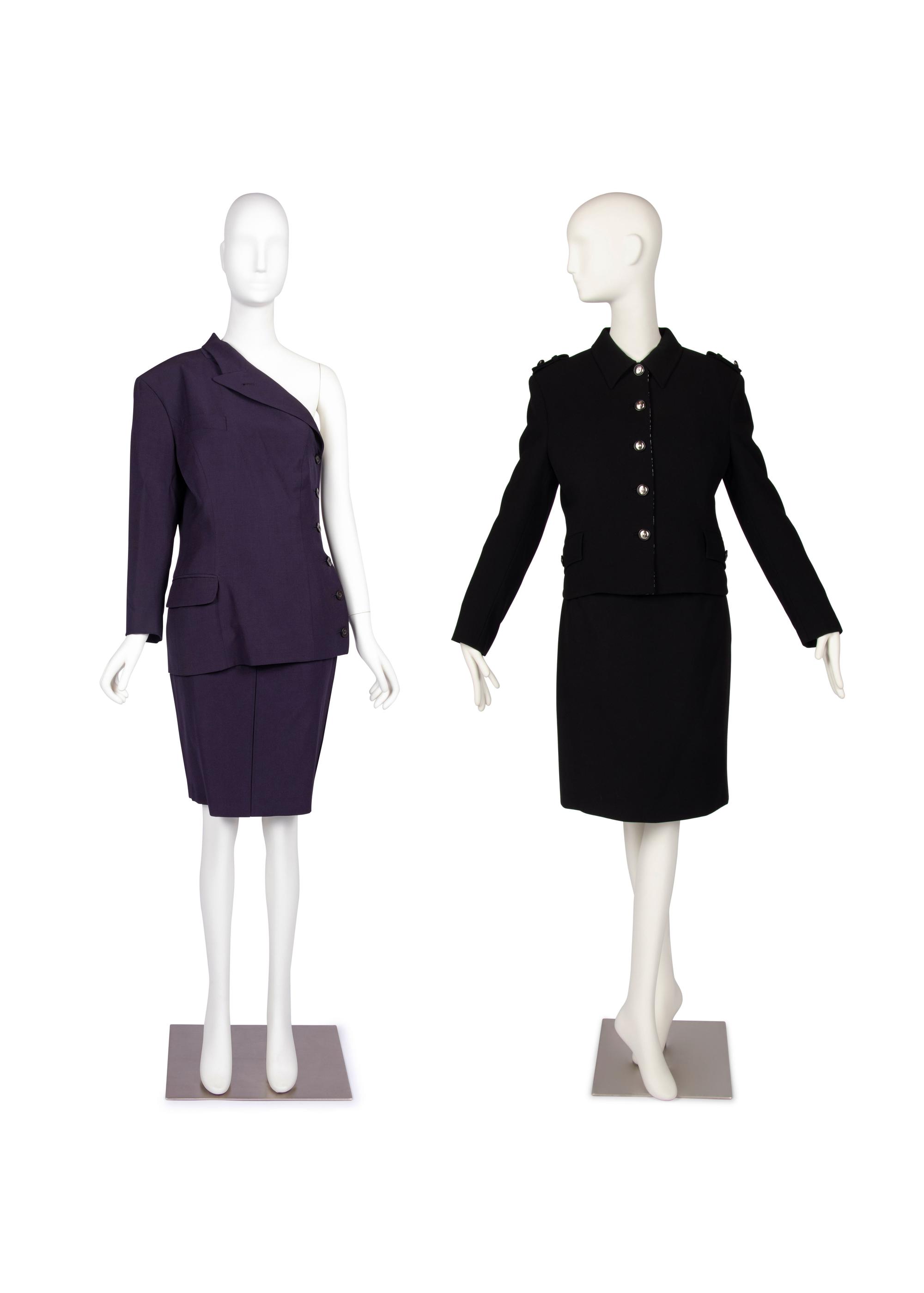 Two Skirt Suits: Jean Paul Gaultier and Gianni Versace, 1990s