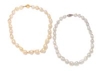 COLLECTION OF CULTURED BAROQUE PEARL NECKLACES