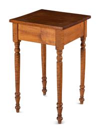 A Continental Maple End Table
