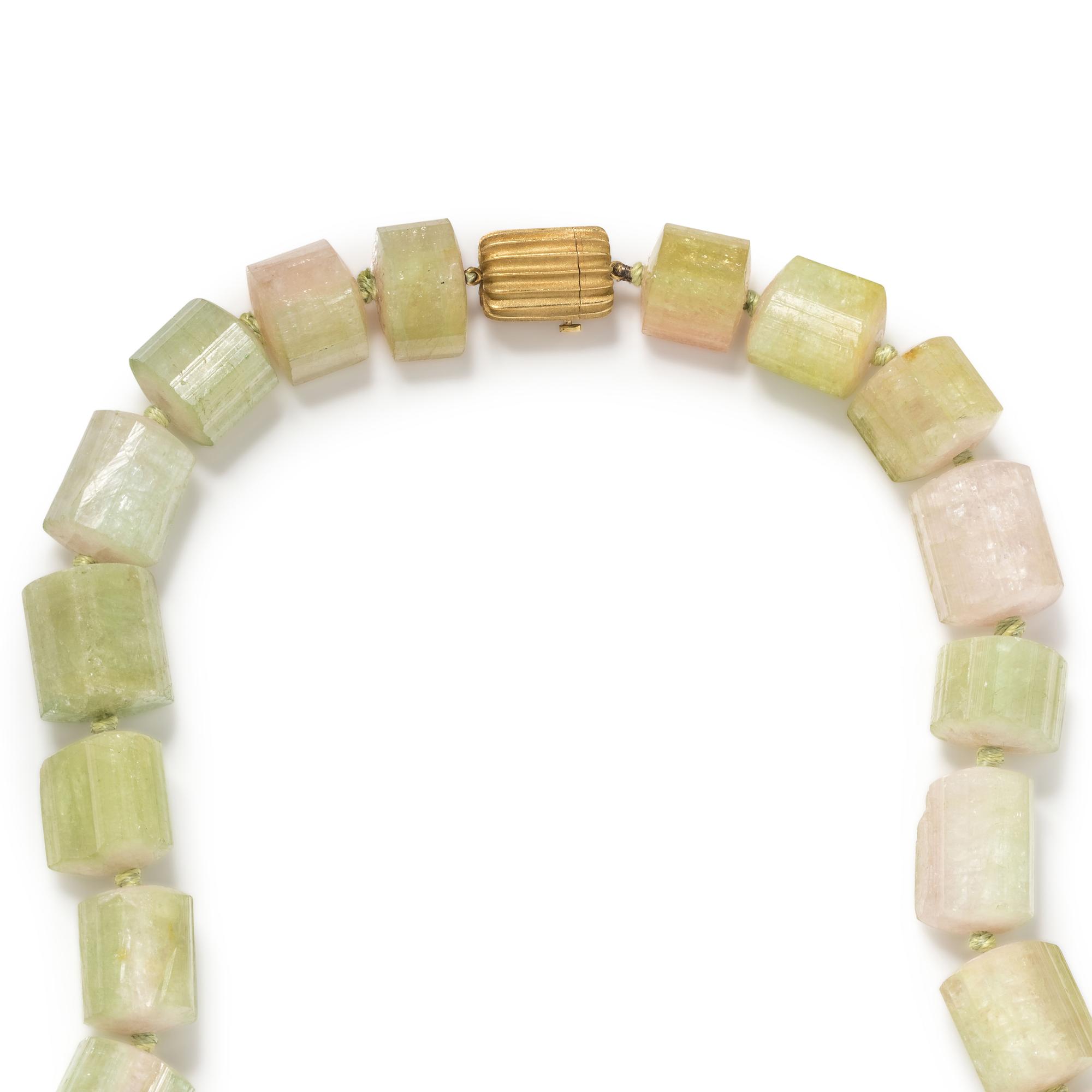 CHRISTOPHER WALLING, TOURMALINE BEAD NECKLACE