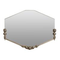 A Fer Forge Mirror 30.5" W x 1" D x 23" H — France, Circa 1920