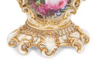 A Continental Pierced Porcelain Vase