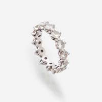 A Platinum and Diamond Eternity Band