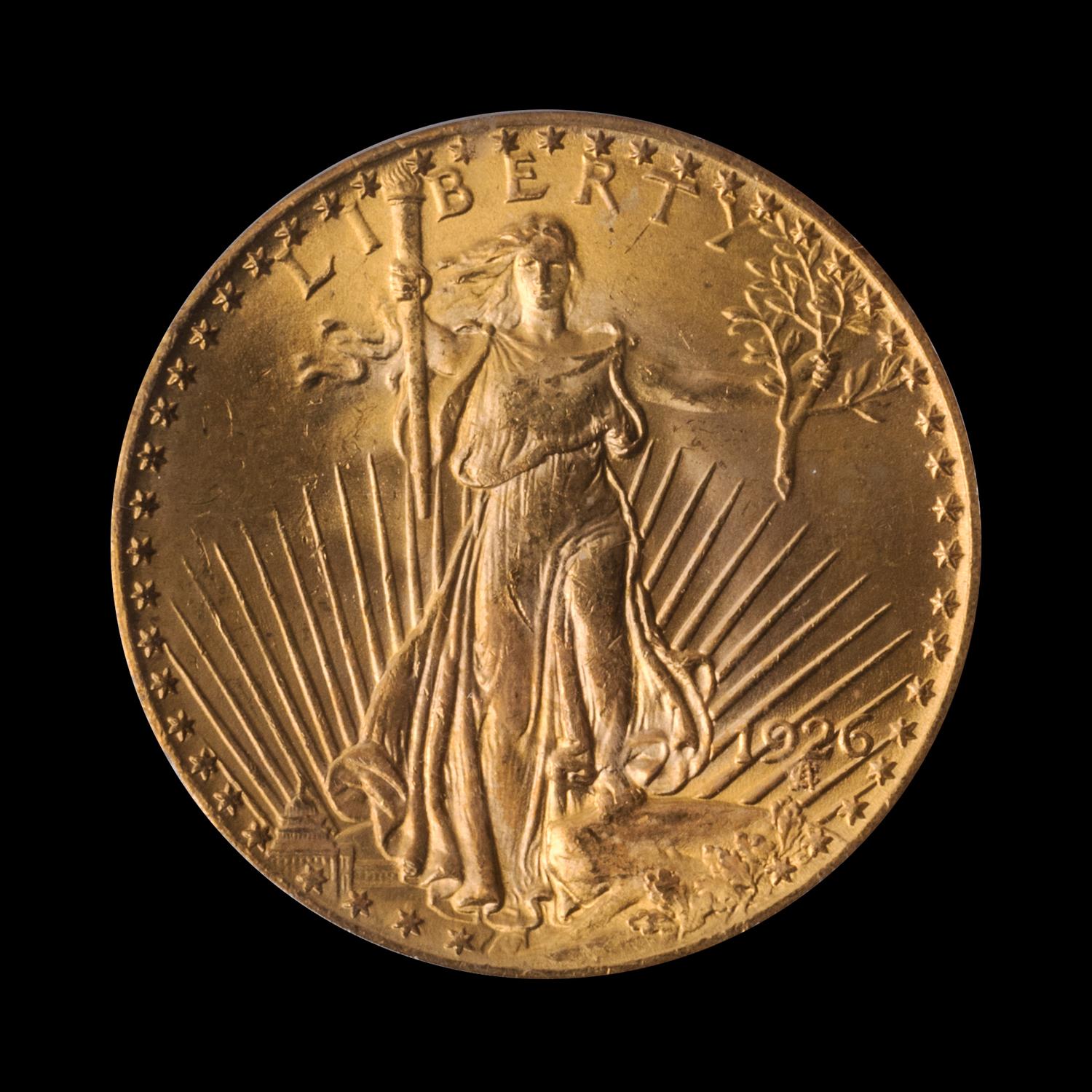 A United States 1926 St. Gaudens $20 Gold Coin