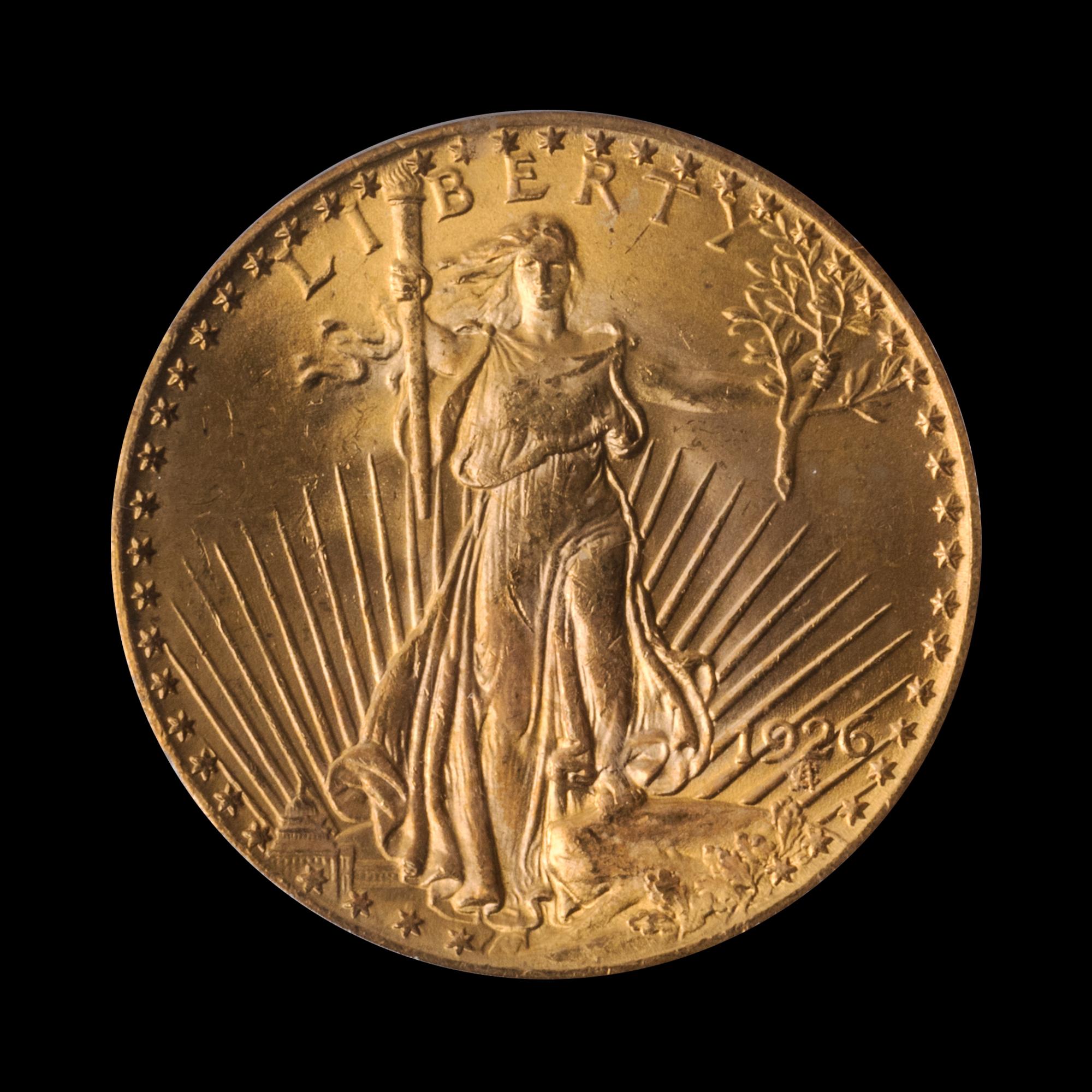 A United States 1926 St. Gaudens $20 Gold Coin