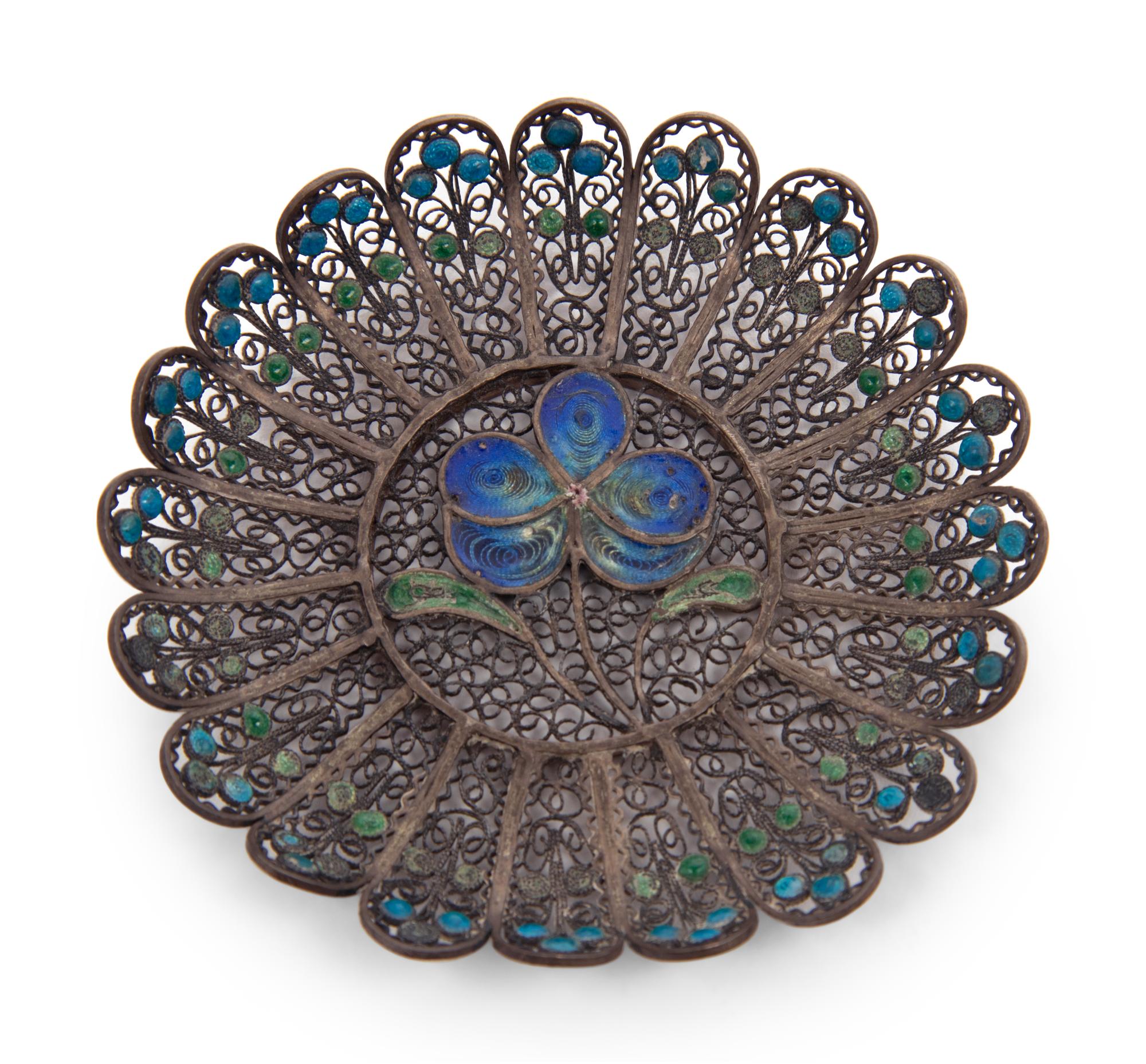 Four Continental Champlevé Enamel Articles