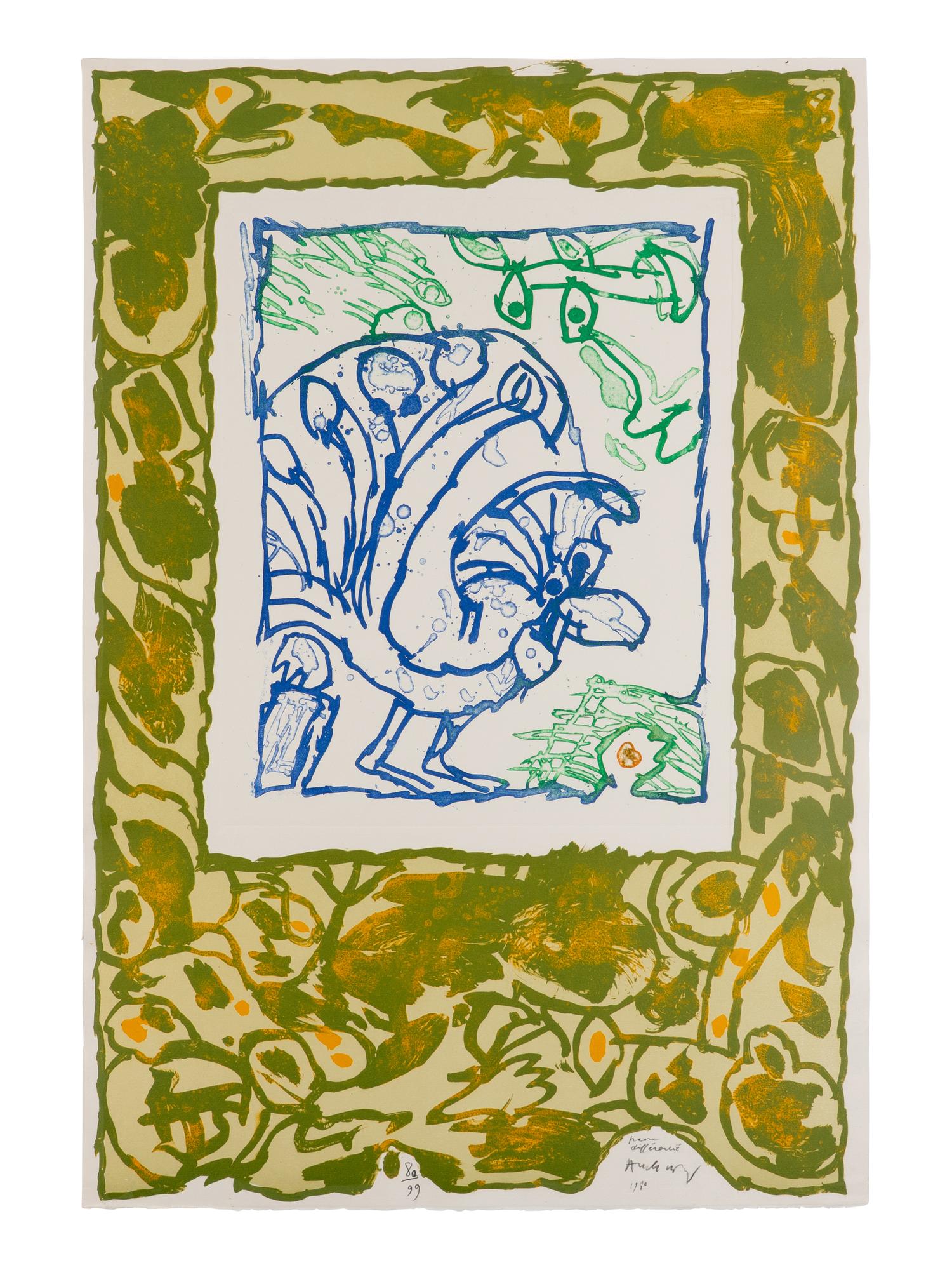 Paon différencié, 1980