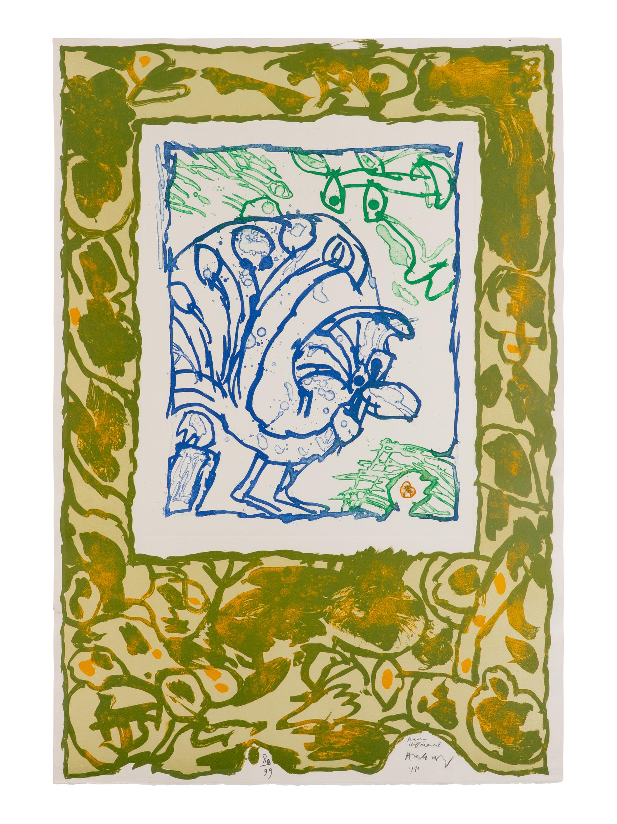 Paon différencié, 1980