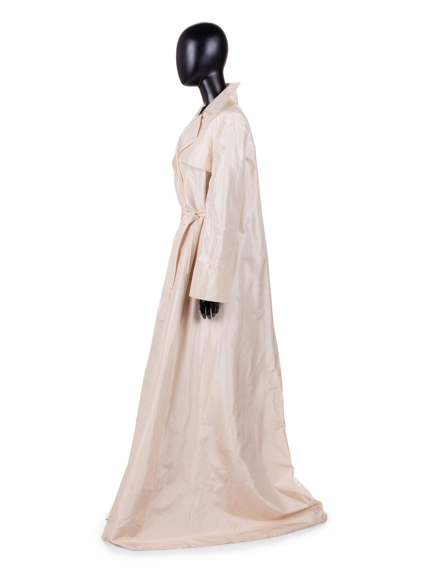 Guy Laroche Silk Taffeta Opera Coat
