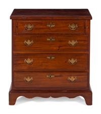A George III Style Mahogany Flip-Top Bachelor's Chest