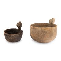 Caddo and Mississippian Effigy Pottery Bowls