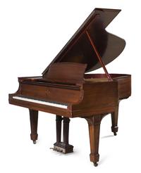 A Steinway & Sons Mahogany Grand Piano Width 69 inches. — CIRCA 1912