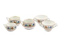 A Collection of Kornilov Bros. Porcelain Dinner Articles