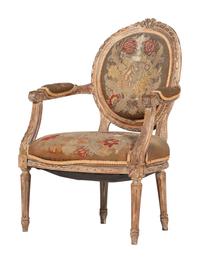 A Louis XV-Style Open Armchair
