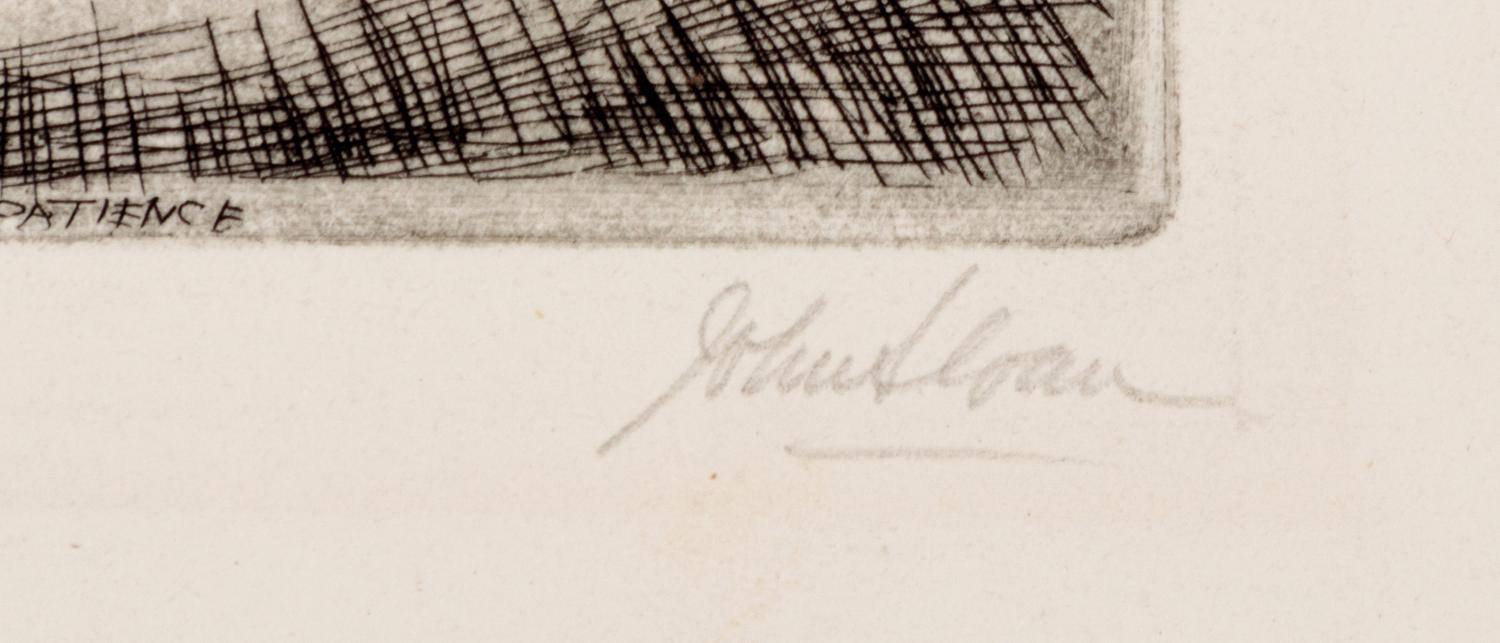 A group of four prints ( Patience; Dolly; Serenade; Woman with Etching Tray )