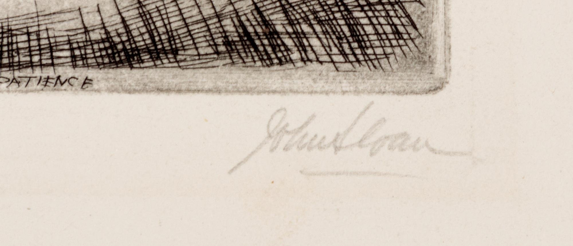 A group of four prints ( Patience; Dolly; Serenade; Woman with Etching Tray )
