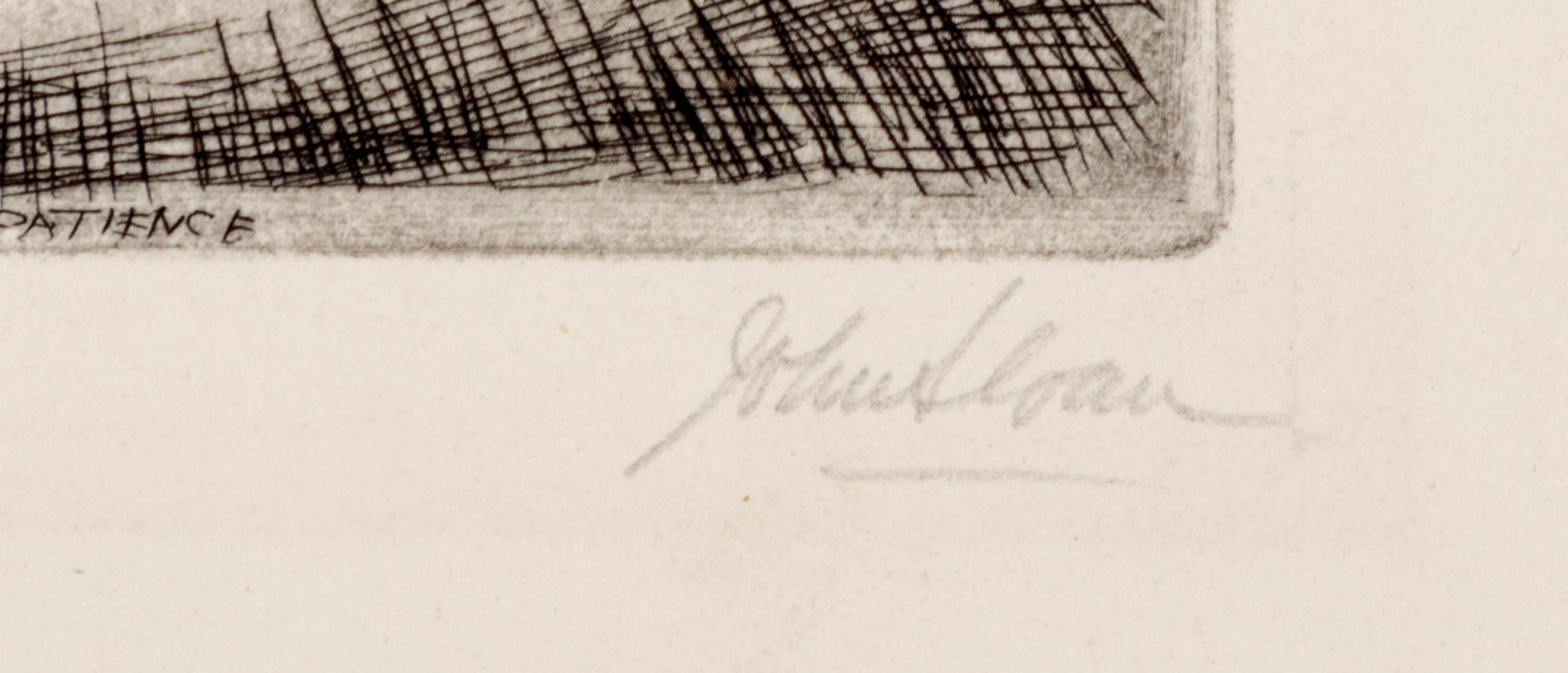 A group of four prints ( Patience; Dolly; Serenade; Woman with Etching Tray )
