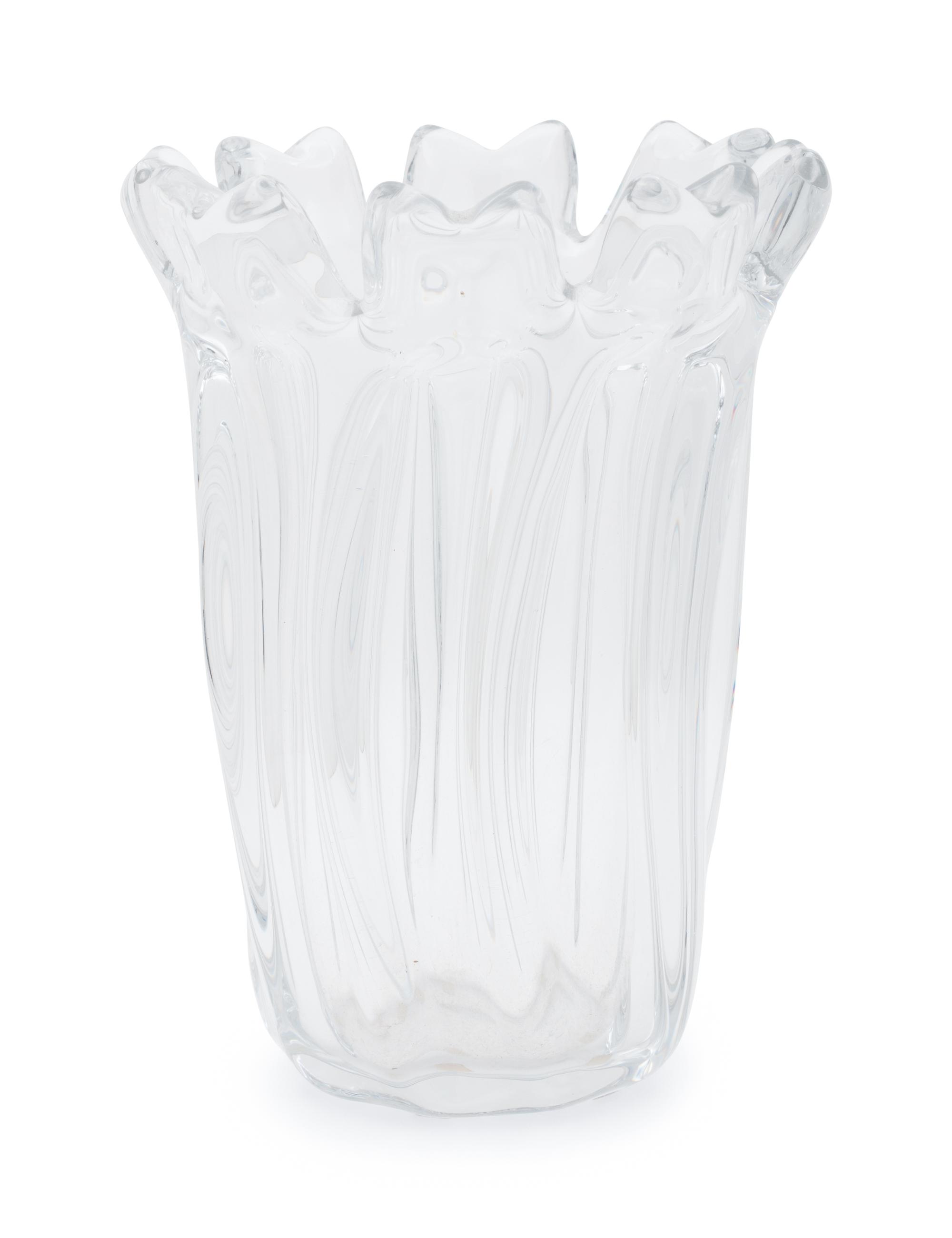 A Schneider Glass Vase