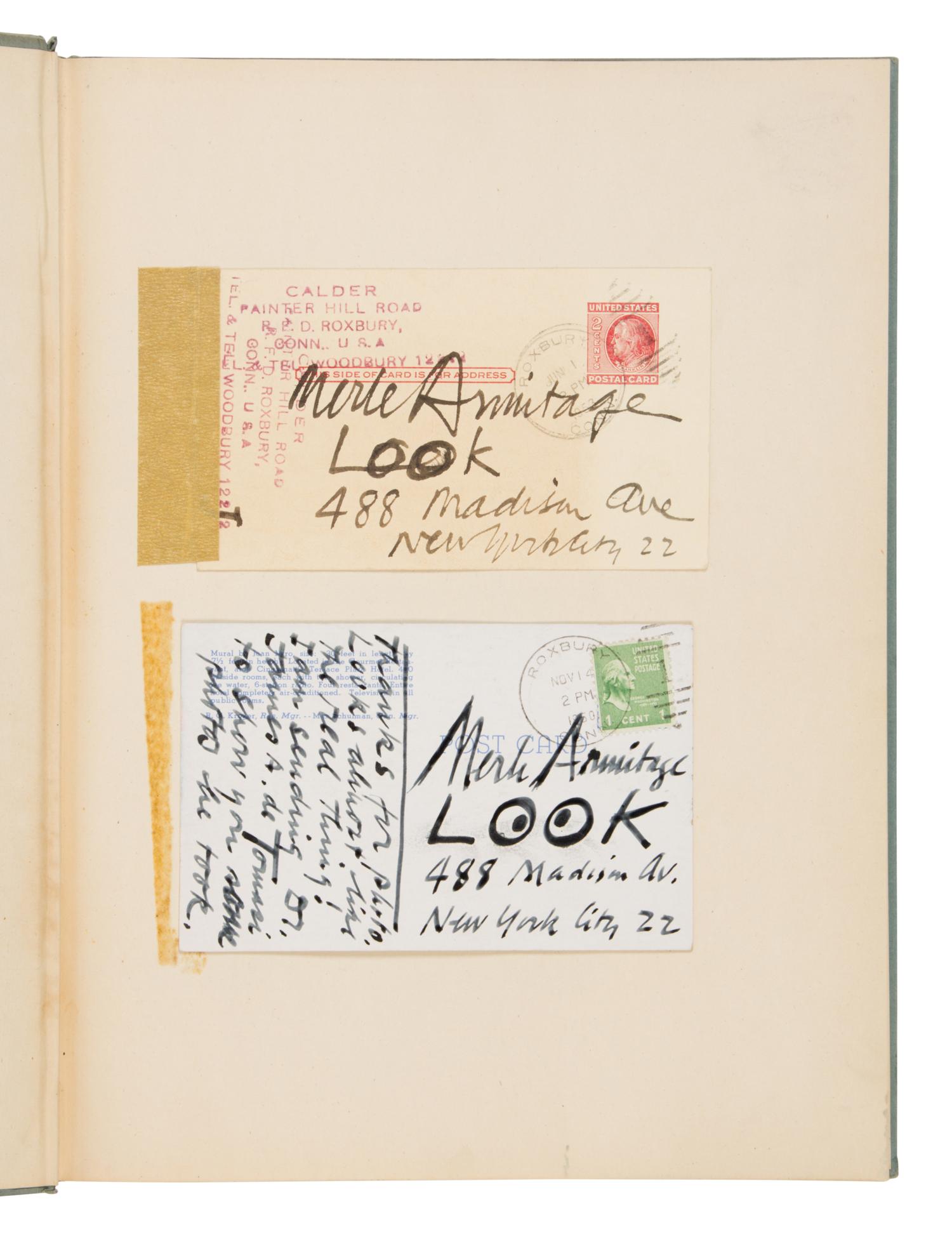 [Calder, Alexander (1898-1976), illustrator]. Fontaine, Jean de la (1621-1695). Selected Fables . New York: Quadrangle, 1948.