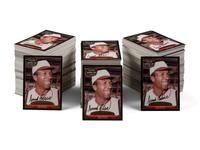 A Group of 675 Frank Robinson Signed Canadian Club Baseball Cards,