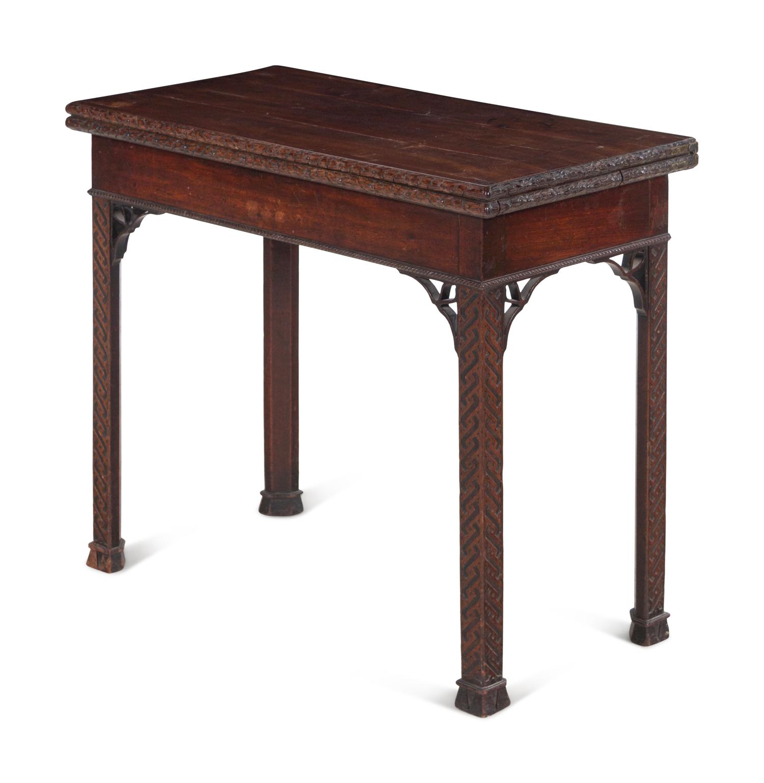A George III Mahogany Flip-Top Table