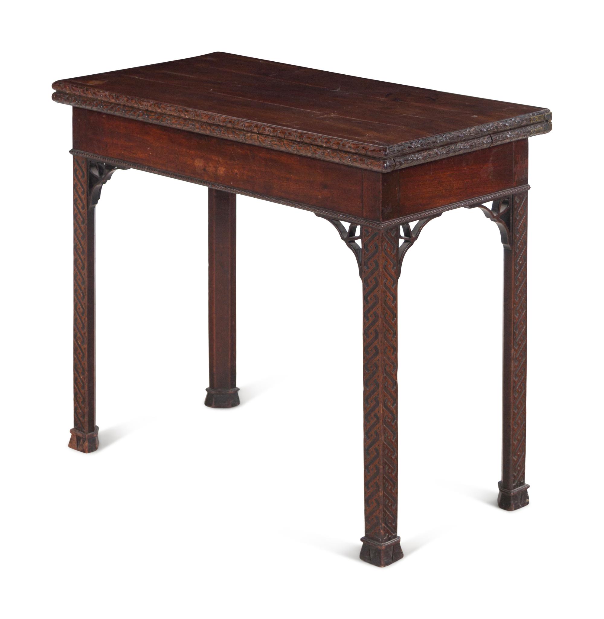A George III Mahogany Flip-Top Table